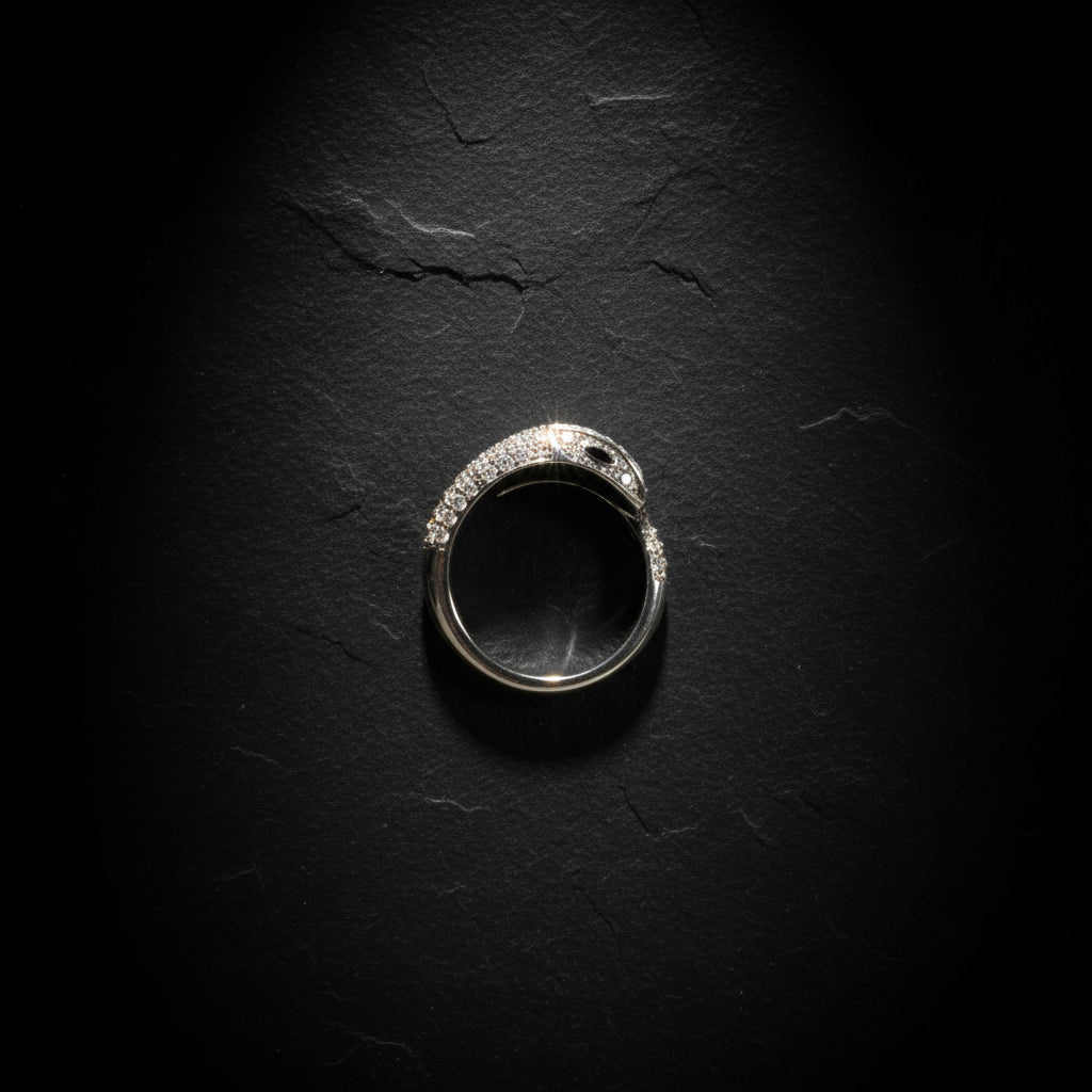 SNAKE OF DAWN — Sterling Silver Ring