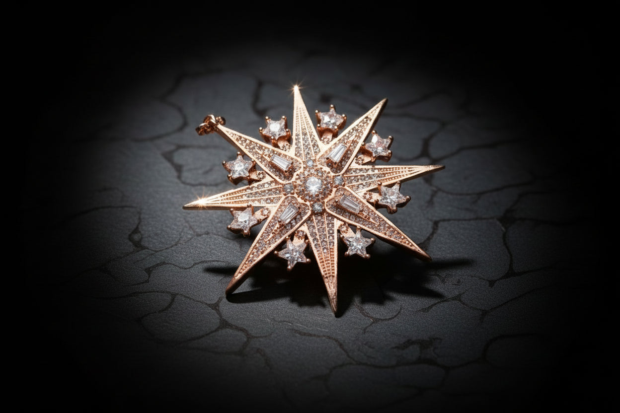 THE MORNING STAR — Eight-Ray Star Charm