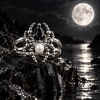 ARACHNE — moonlit hero view of Noctara jewelry
