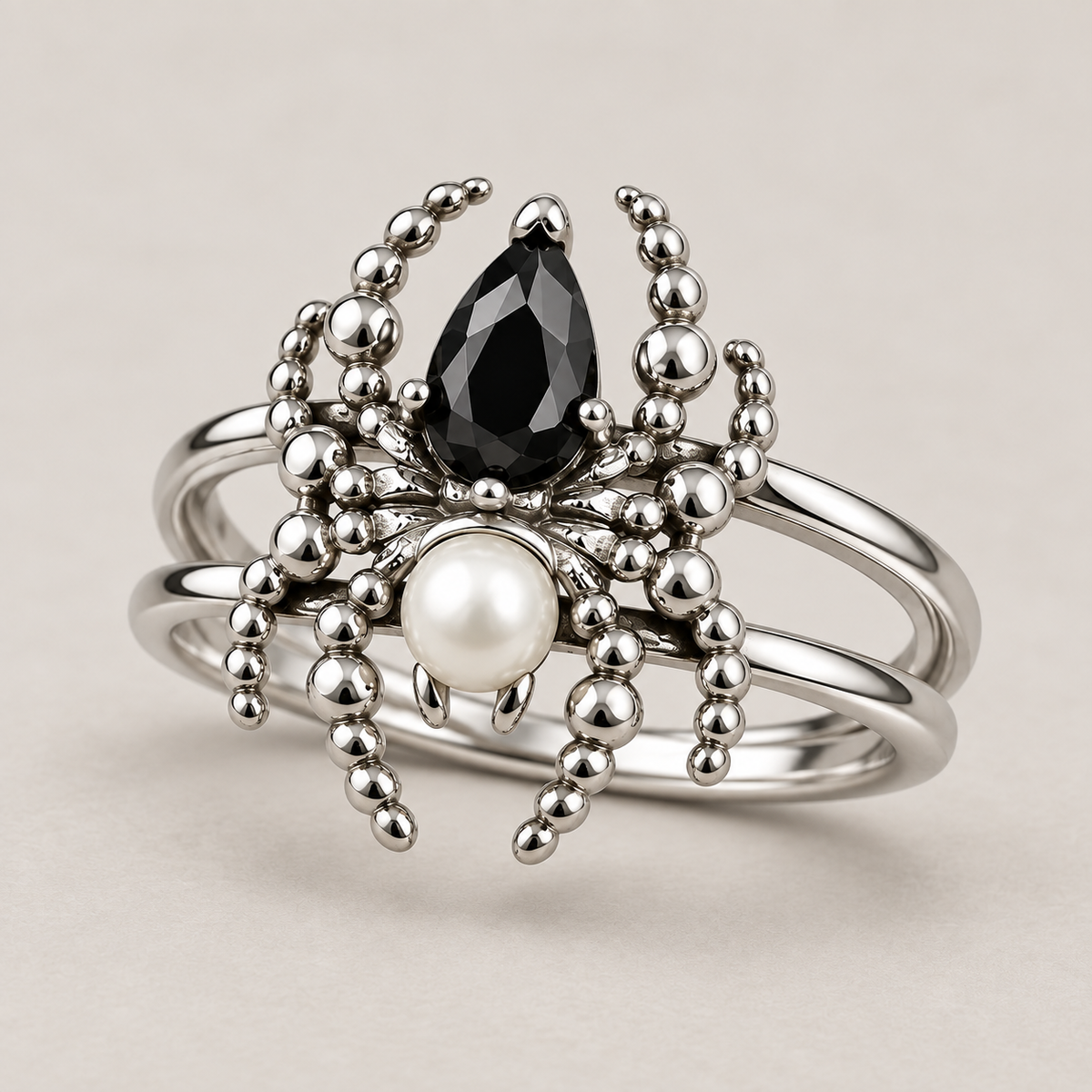 ARACHNE — studio shadow view of Noctara jewelry