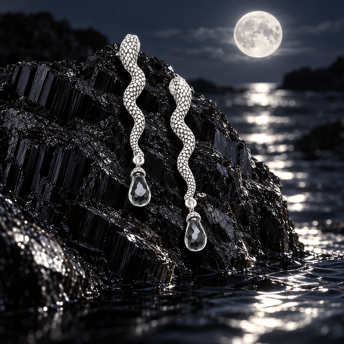 SERPENT FALL — moonlit square product photo