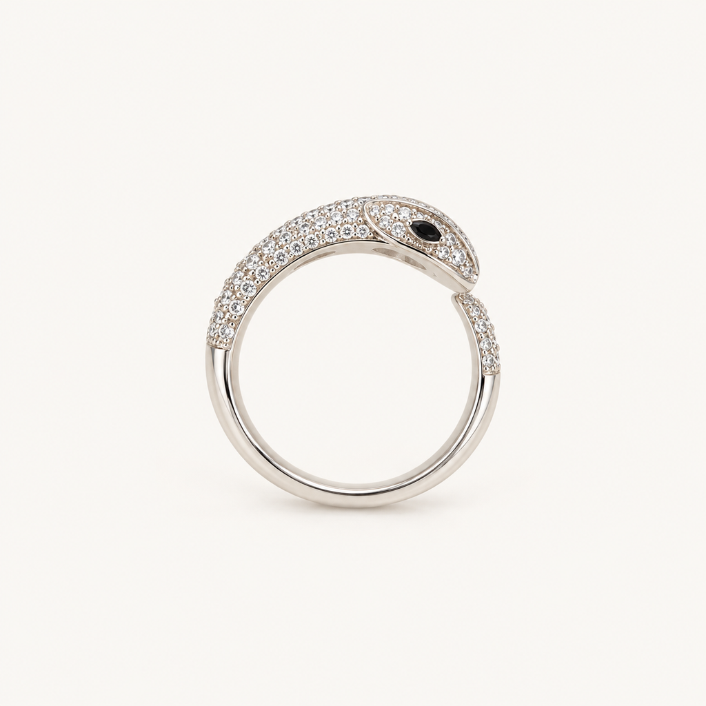 SNAKE OF DAWN — clean packshot view of Noctara jewelry