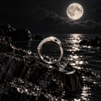 SNAKE OF DAWN — moonlit hero view of Noctara jewelry